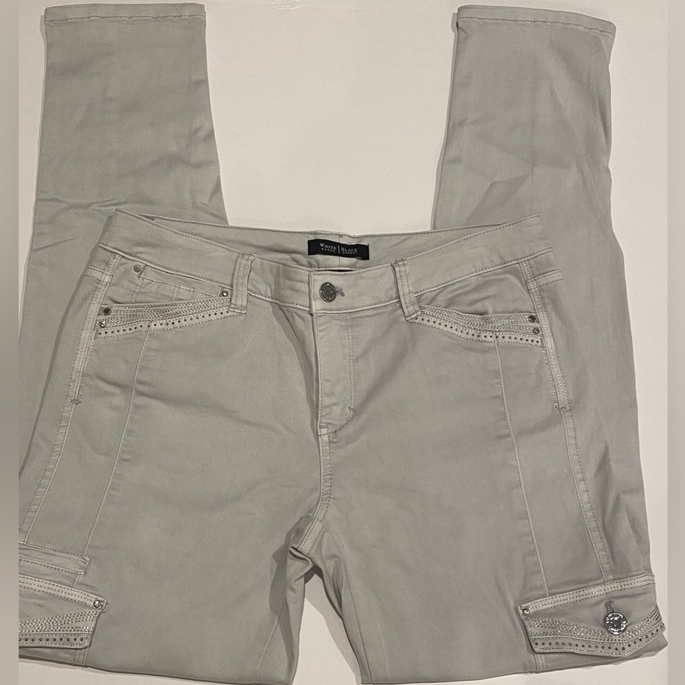 WHBM Pants, Silver Women's 4